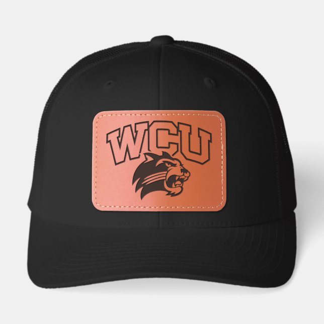 WCU LEATHER PATCH HAT (Front)