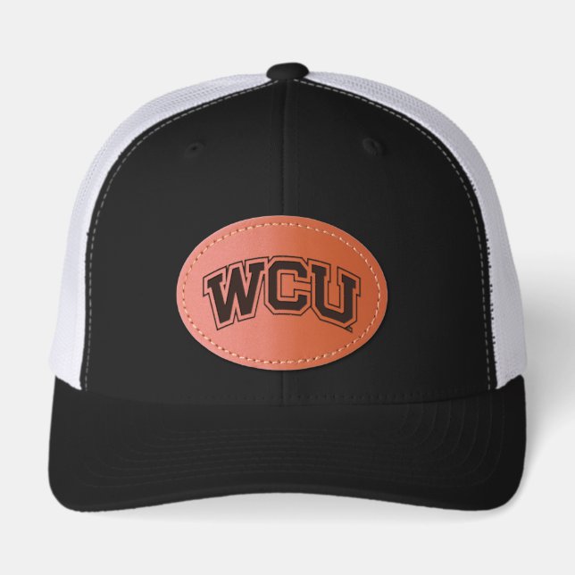 WCU LEATHER PATCH HAT (Front)