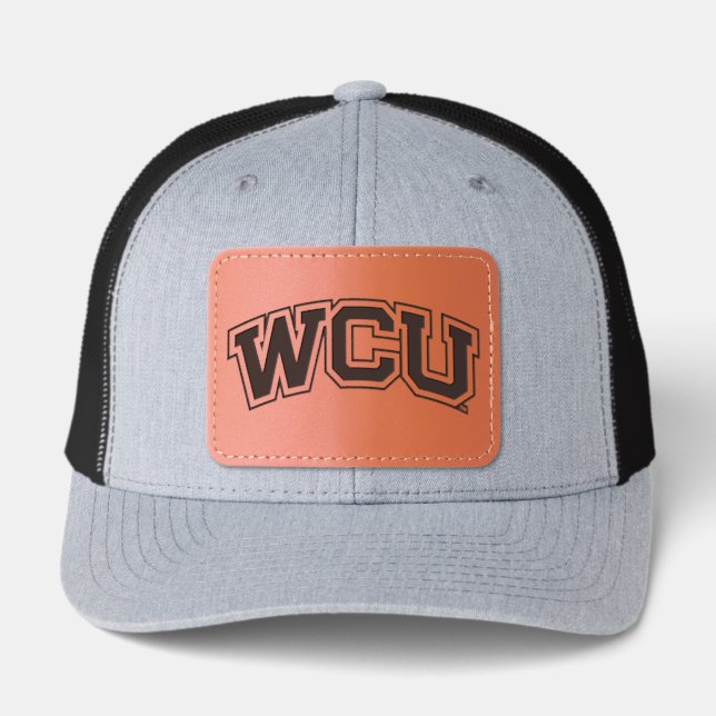 WCU LEATHER PATCH HAT (Front)