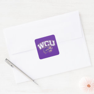 WCU SQUARE STICKER