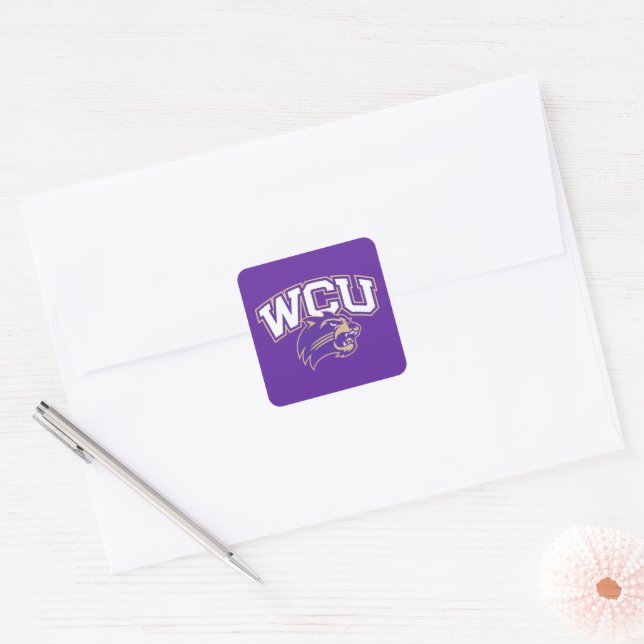WCU SQUARE STICKER (Envelope)