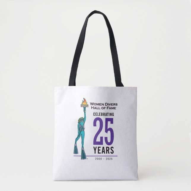 WDHOF 25th Anniversary Tote Bag (Front)