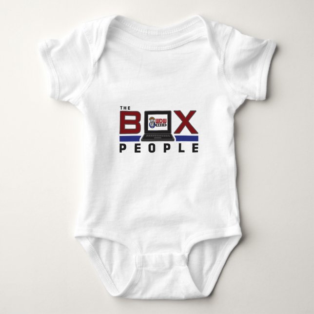WDW Radio Box People Baby Bodysuit (Front)
