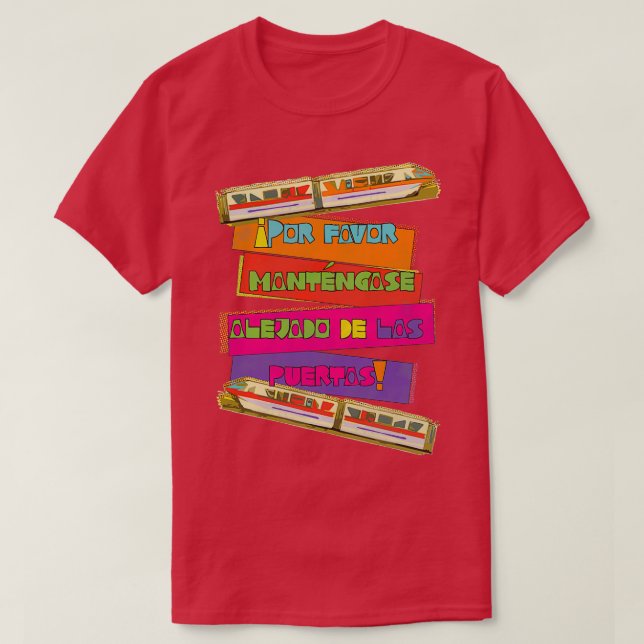 WDW spanish Monorail T-Shirt (Design Front)