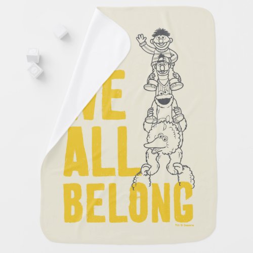 We All Belong Baby Blanket