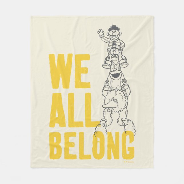 We All Belong Fleece Blanket (Front)