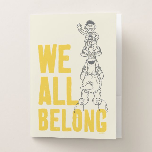 We All Belong Pocket Folder (Front)