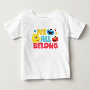 We All Belong Stars Baby T-Shirt