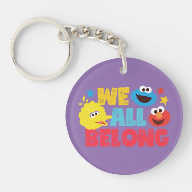 We All Belong Stars Keychain (Front)
