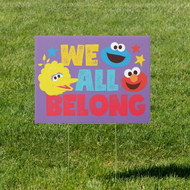 We All Belong Stars Sign (Insitu)