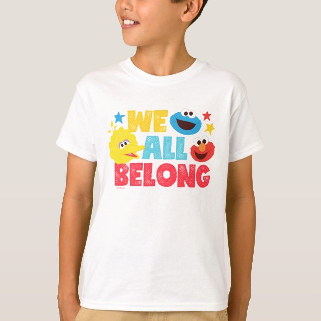 We All Belong Stars T-Shirt (Front)