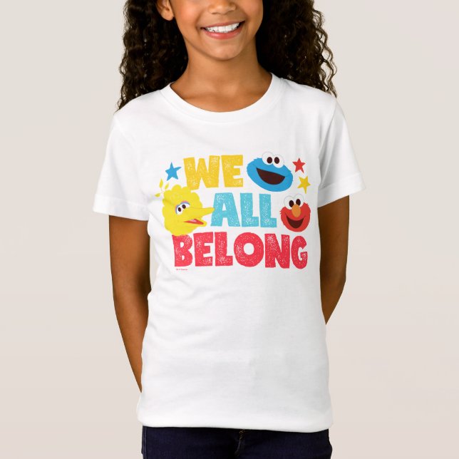 We All Belong Stars T-Shirt (Front)