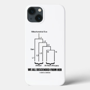 We All Descended From Her Mitochondrial Eve iPhone 13 Case