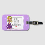 We All Deserve A Little Wanderlust Luggage Tag at Zazzle
