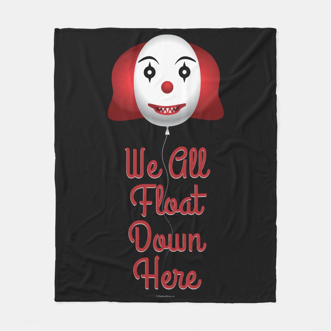 We All Float Down Here Fleece Blanket Zazzle