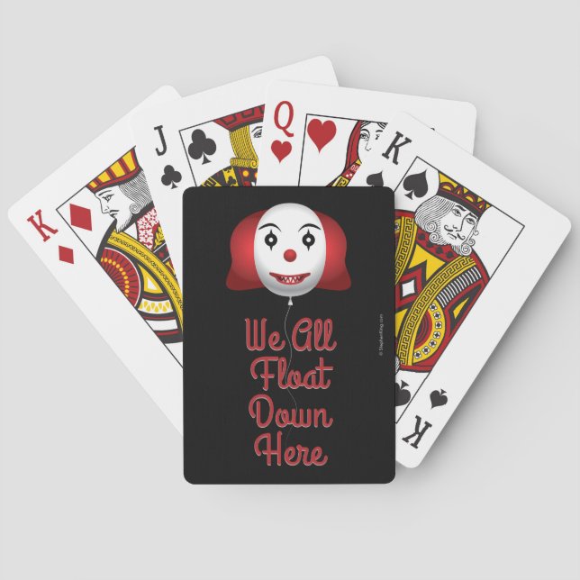 We All Float Down Here Poker Cards (Back)