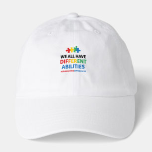 We All Have Different Abilities Awareness Art Hat