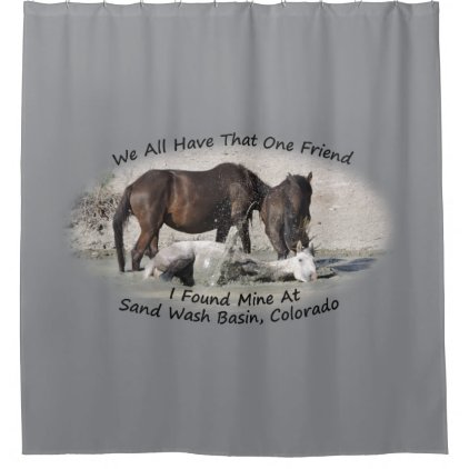 We All Have the One Friend Shower Curtain