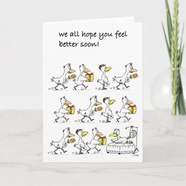 We all hope you feel better soon! card | Zazzle