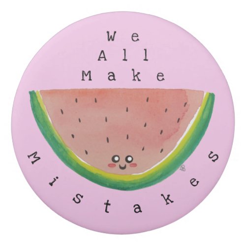 We All Make Mistakes Kawaii Watermelon Eraser