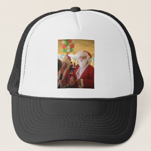 WE ALL NEED LOVE SANTA Hohohojpg Trucker Hat