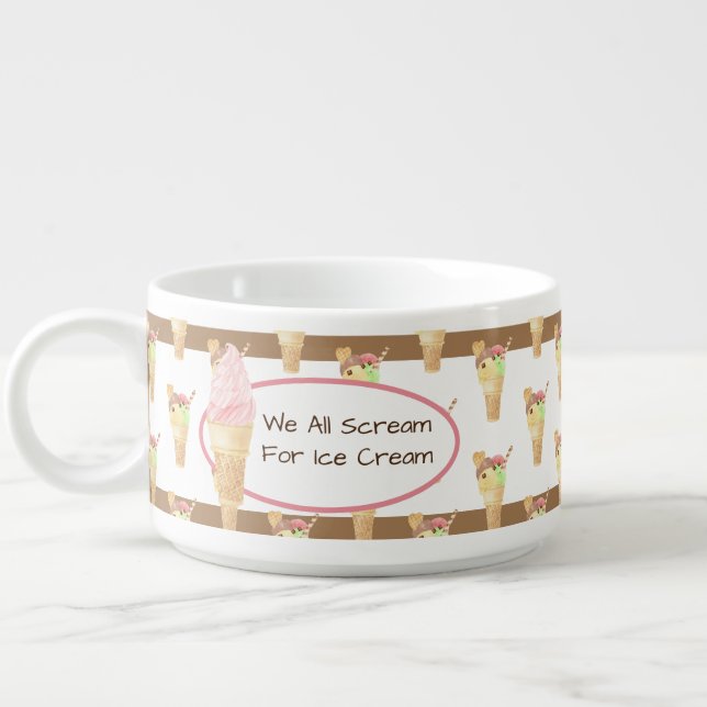 We All Scream For Ice Cream Bowl (Right)