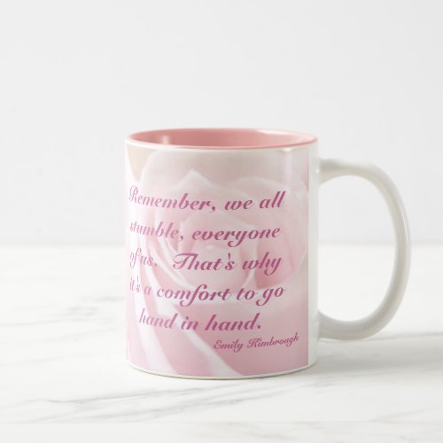 We all Stumble Breast Cancer Awareness Two_Tone Coffee Mug