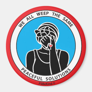 We All Weep The Same 1 Red_3” Magnet