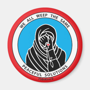 We All Weep The Same 3 Red_2.25” Magnet_ Magnet