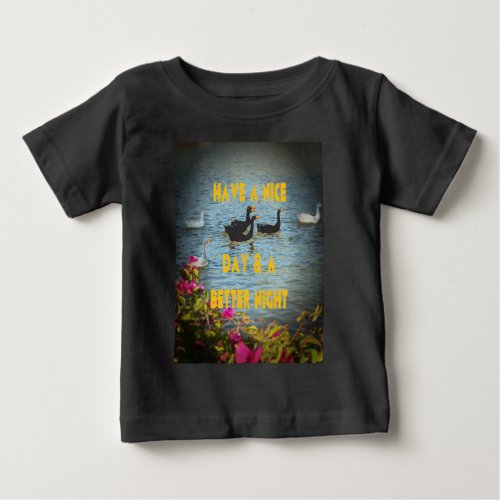We always leave our customers happy  satisfied baby T_Shirt
