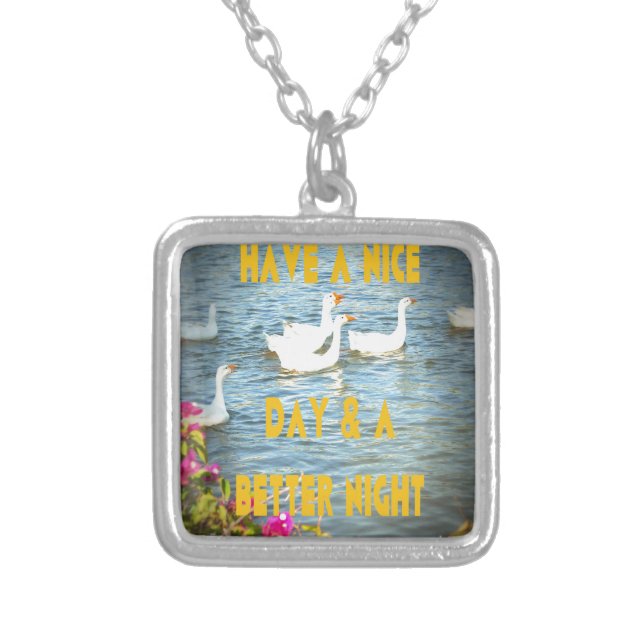 We always leave our customers happy & satisfied. silver plated necklace (Front)