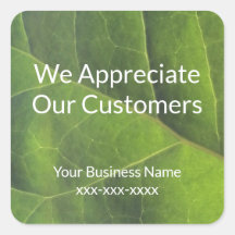 We Appreciate Our Customers Green Leaf Business