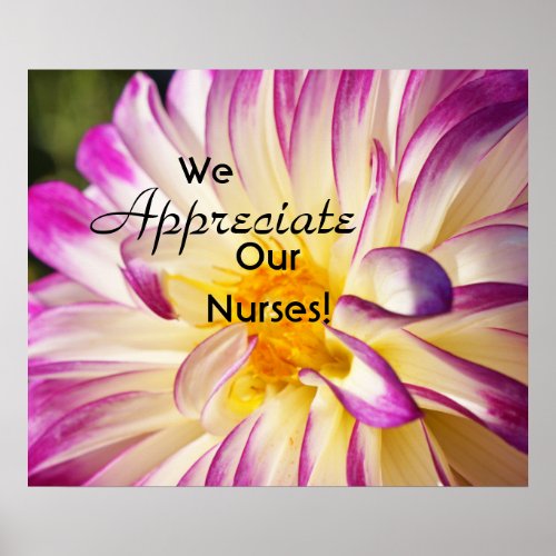 We Appreciate Our Nurses posters prints Nurse RN