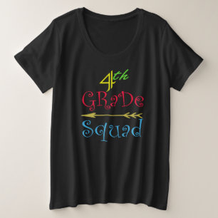 We are 3rd 4th 5th Grade Squad Teacher Student B2S Plus Size T-Shirt