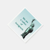 We are a Nation of Immigrants Paper Napkins (Corner)