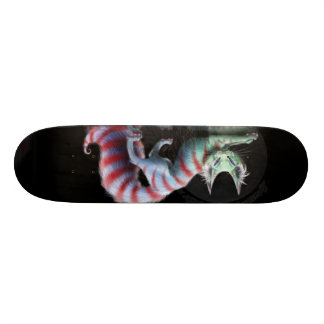 we are all a little mad here skateboard deck