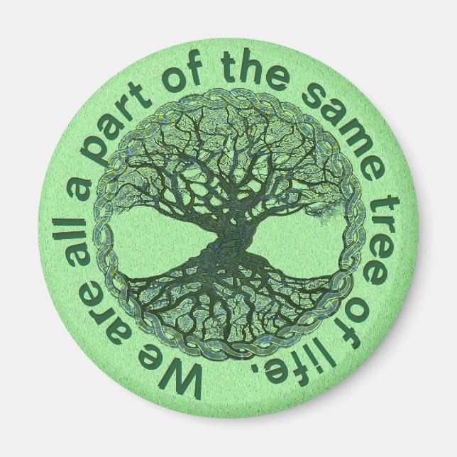 We Are All a Part of the Tree of Life Magnet (Front)