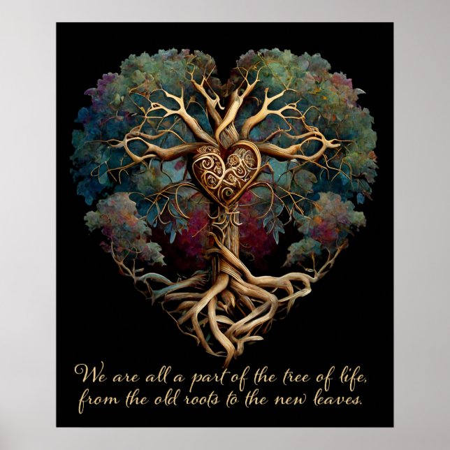 We are all a part of the Tree of Life Poster (Front)
