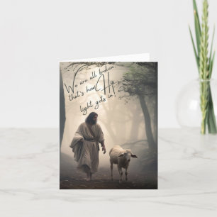 We Are All Broken, That's How HIS Light Gets In Holiday Card