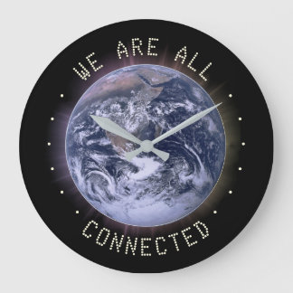 We Are All Connected Wall Clock