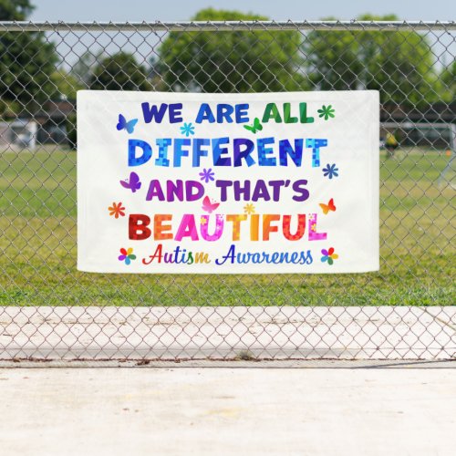 We Are All DIFFERENT Banner