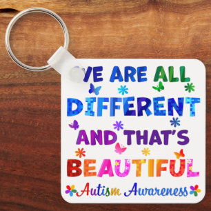 We Are All DIFFERENT Keychain