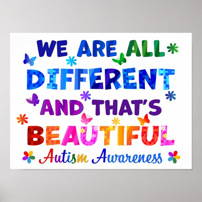 We Are All DIFFERENT Poster (Front)