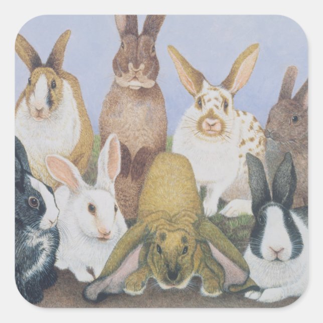 We are All Ears Square Sticker (Front)