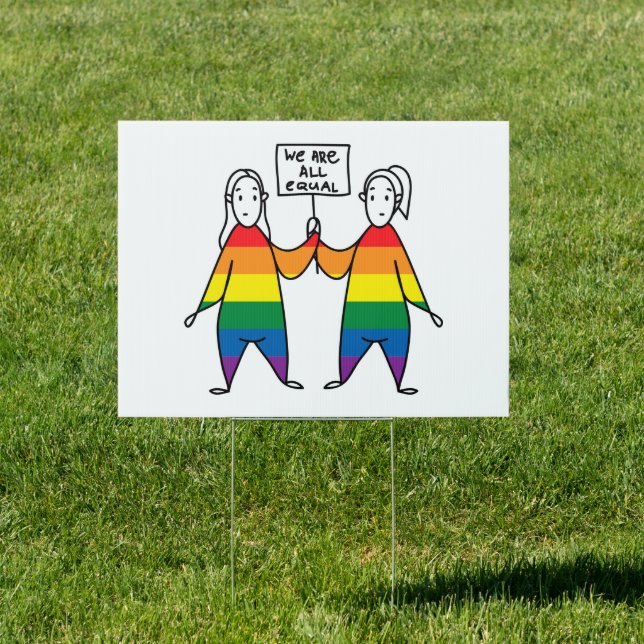 We Are All Equal Sign (Insitu)