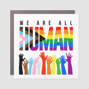 We are all human car magnet