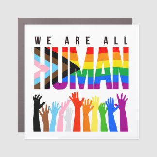 We are all human car magnet