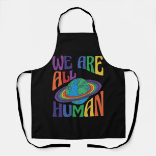 We Are All Human Lgbt Pride Month Lgbtq Apron