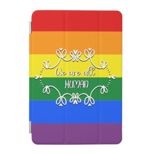 We Are All Human LGBTQ Pride Month iPad Mini Cover