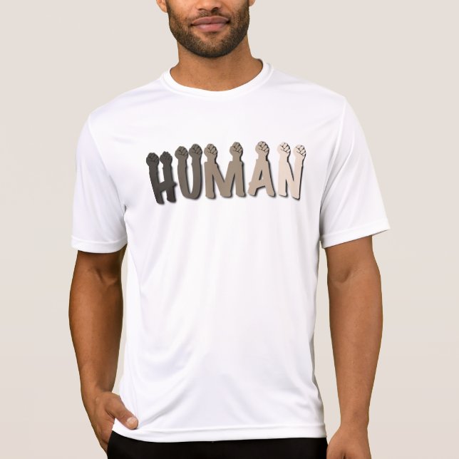 We are all Human | one global community  T-Shirt (Front)
